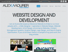 Tablet Screenshot of alexmourer.com